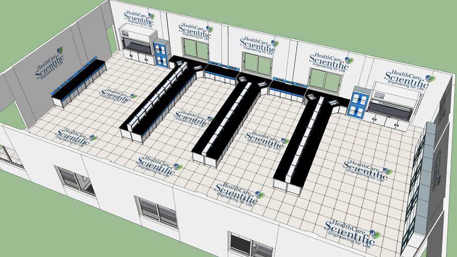 LAB LAYOUT 3D Warehouse