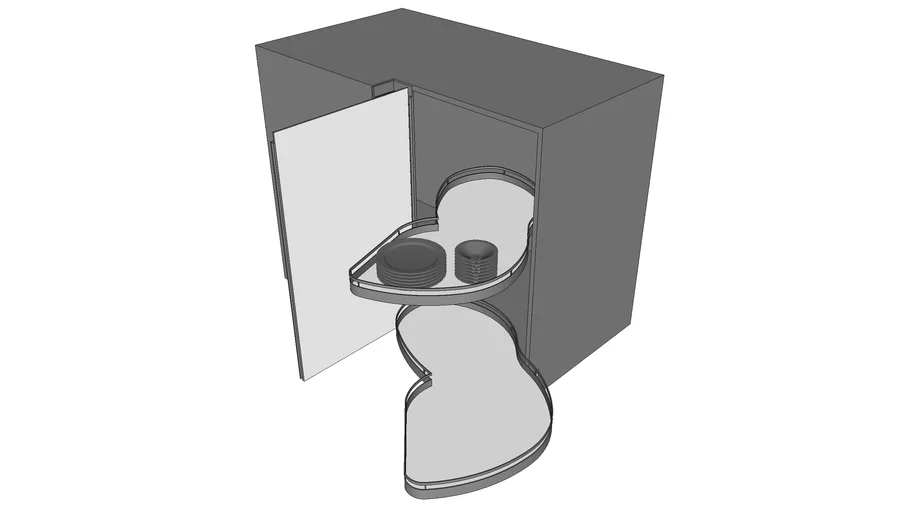 Карусель под угловой шкаф - 90 фото