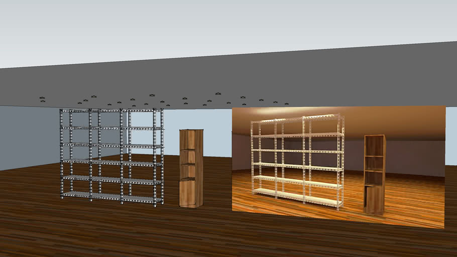 rak besi | 3D Warehouse