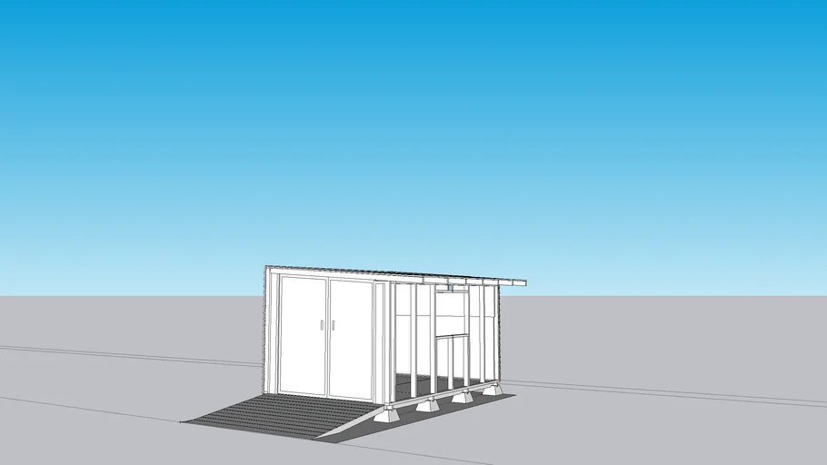 Shed with siding | 3D Warehouse