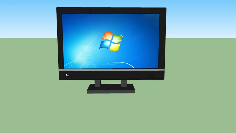 HP TouchSmart 9300 Elite (AIO (Allin One) computer 3D Warehouse