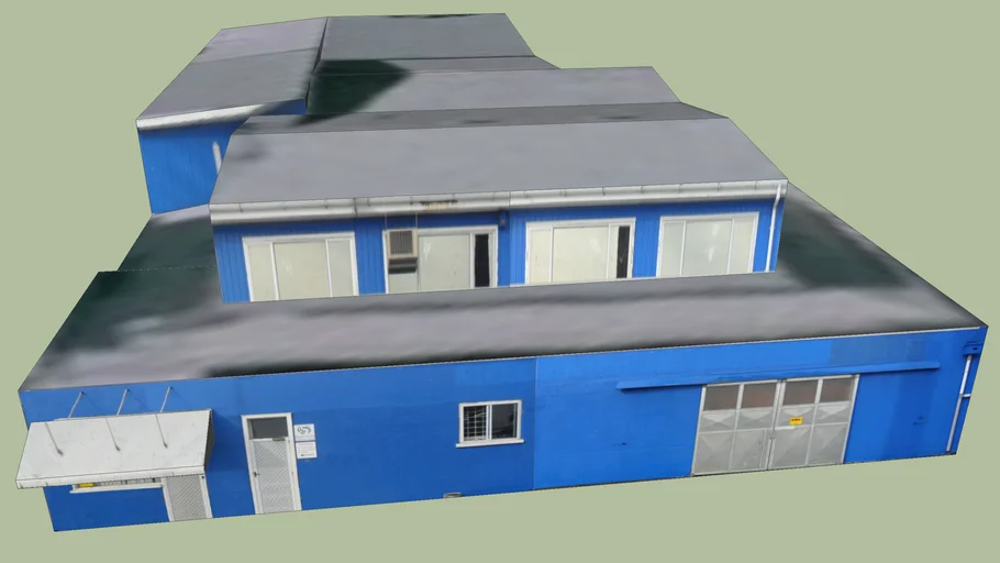 Industrial Building, Gisborne Marina 3D Warehouse
