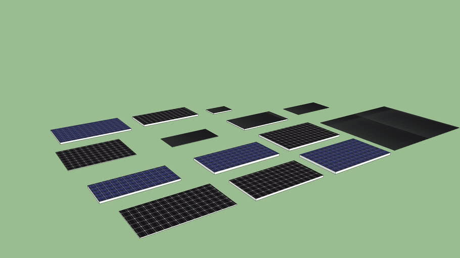 Various PV modules | 3D Warehouse