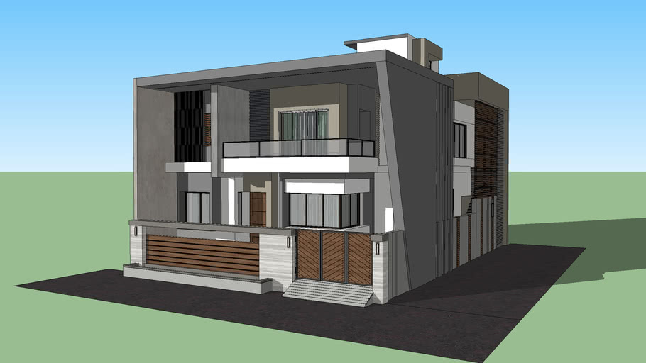 MODERN BUNGLOW DESIGN 01 | 3D Warehouse