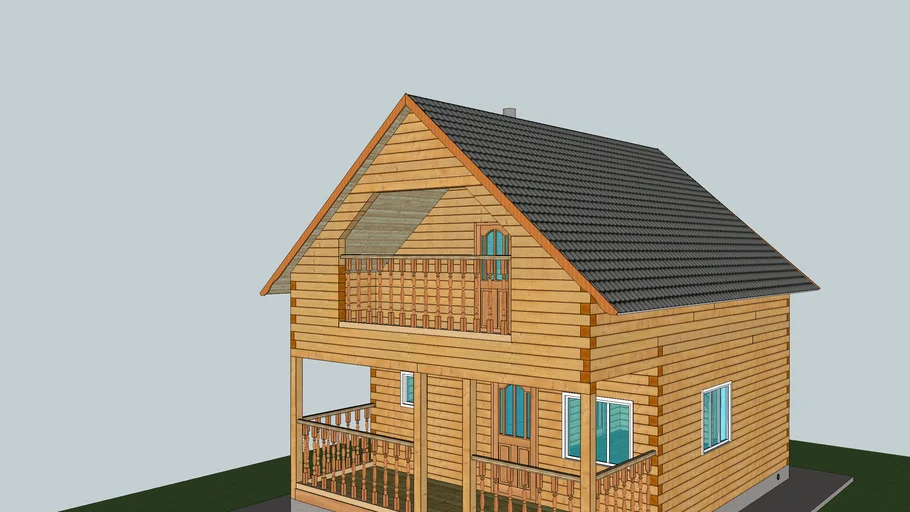 Как сделать проект бани в sketchup