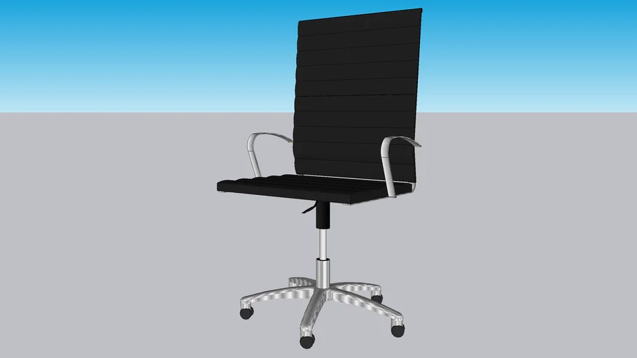 JIVE HIGHBACK OFFICE CHAIR IN BLACK | 3D Warehouse