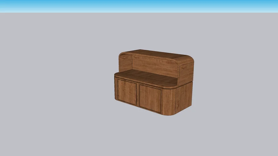 Small Wooden Cupboard B