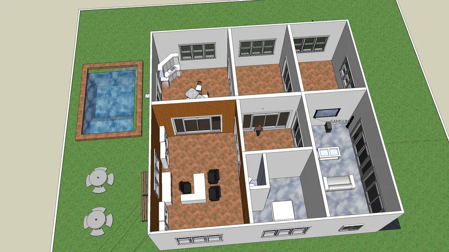 maison simple 281096 | 3D Warehouse