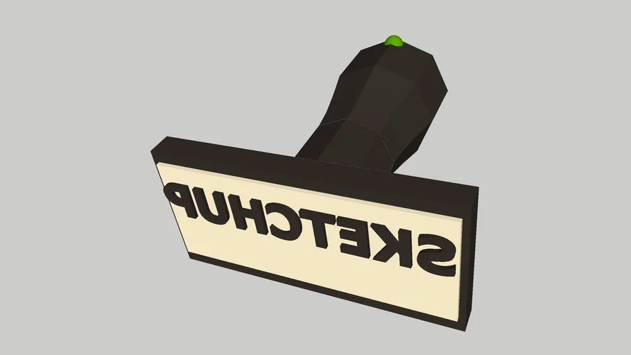 Rubber stamp 3D Warehouse