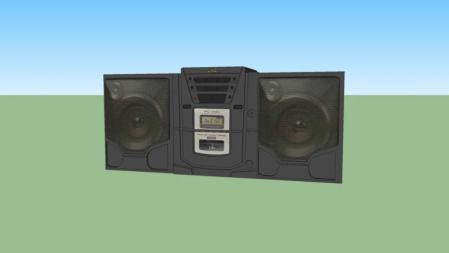 JVC PC-X101 portable stereo boom box