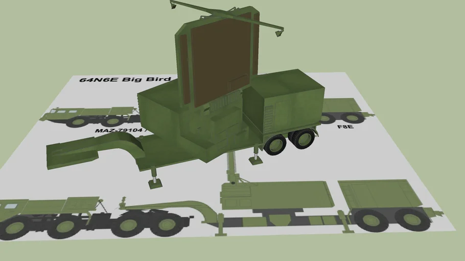 64N6E "Big Bird" D Early Warning and Battle Management Radar