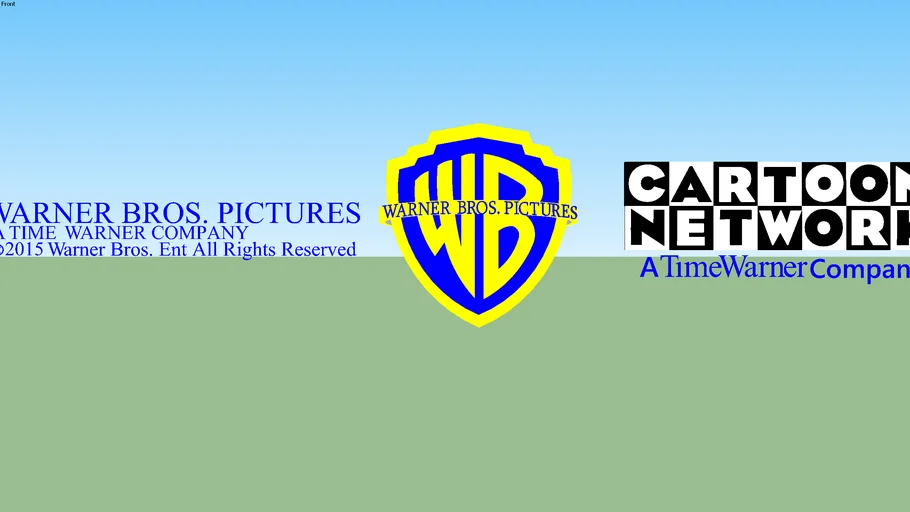 Warner Bros. Pictures Logo Kids' WB! Logo And Kids' WB! Backlot | 3D ...