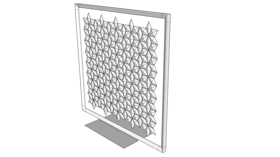 Freestanding Room Divider Facet - EI - W204 x H200cm | 3D Warehouse