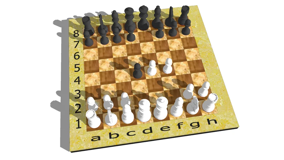 Chess - Open game openings | 3D Warehouse