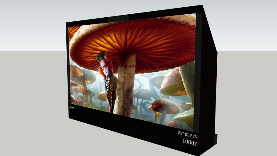 85' Projection (DLP) TV 3D Warehouse