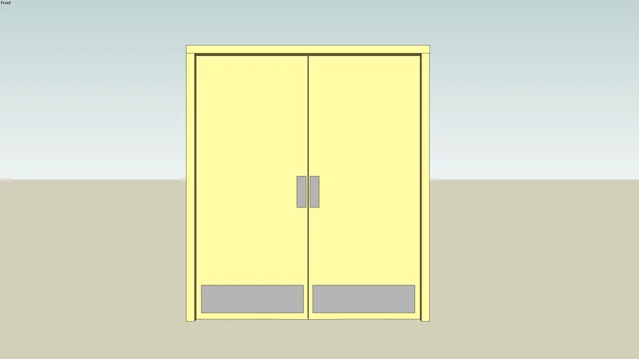 SOLID DOUBLE INTERIOR DOOR