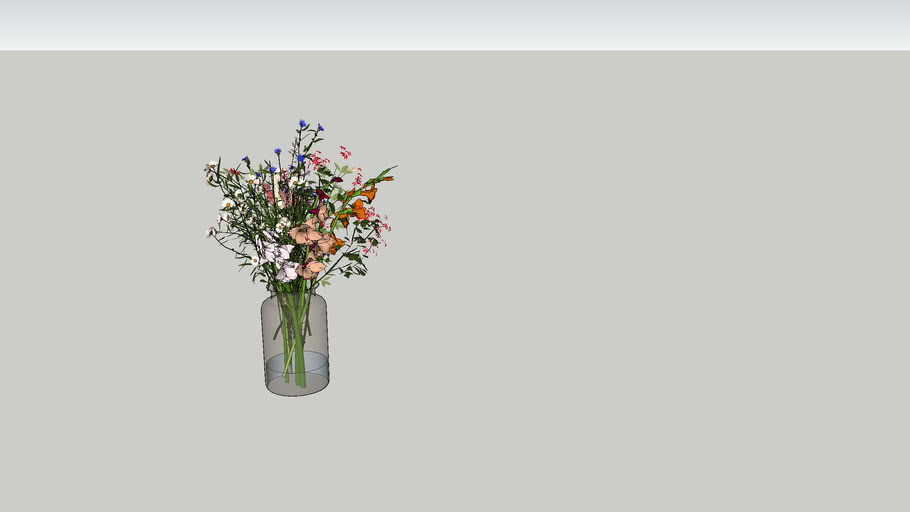 DECOR - Vaso com flores 3