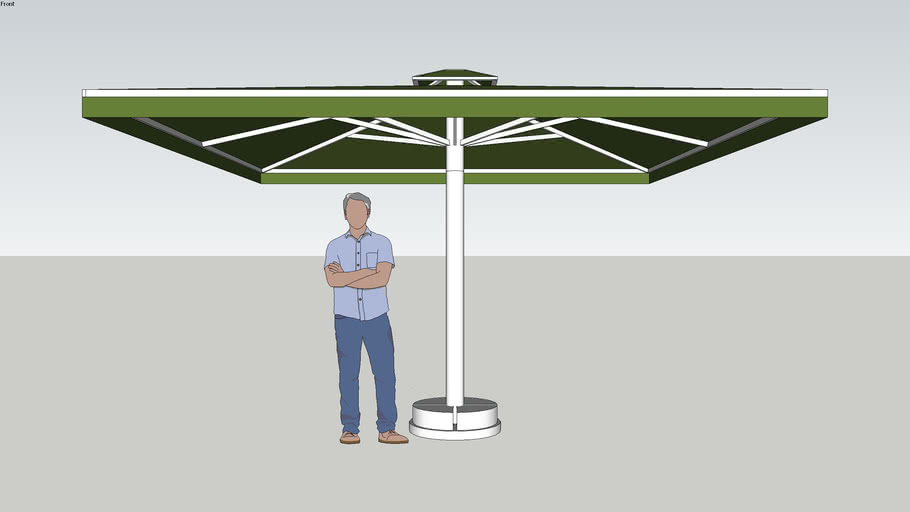 Awning / Sunshade / Terrace Umbrella 3D Warehouse