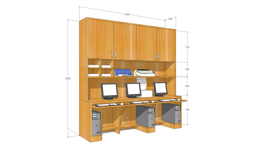 computer table | 3D Warehouse