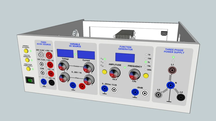 Multifunctional electronic module Regulated power supply, function