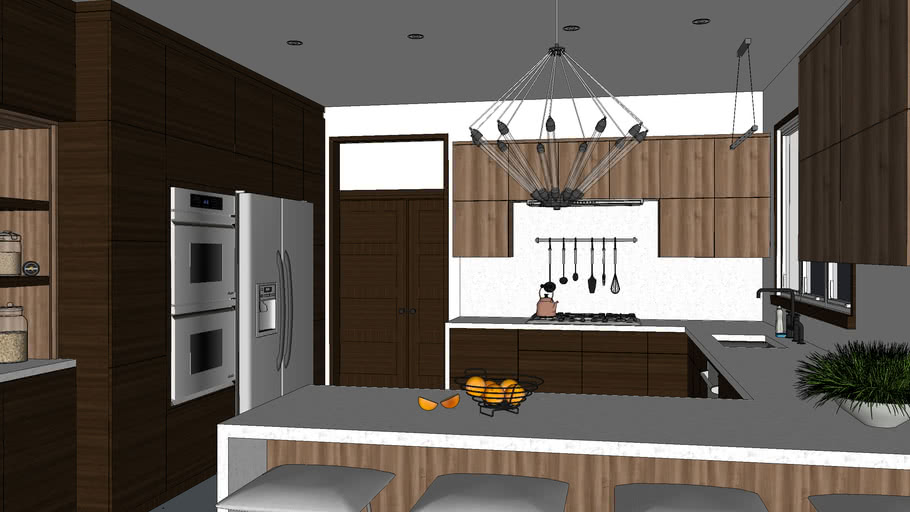 Modern Kitchen 18.002 | 3D Warehouse