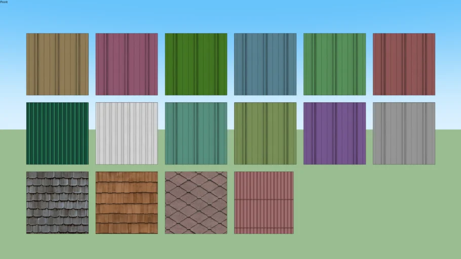 Metal, Shingle And Asphalt Roofing | 3D Warehouse