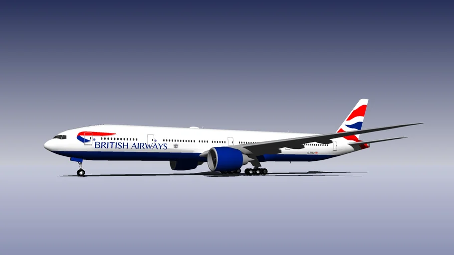 British Airways B777 300ER - - 3D Warehouse