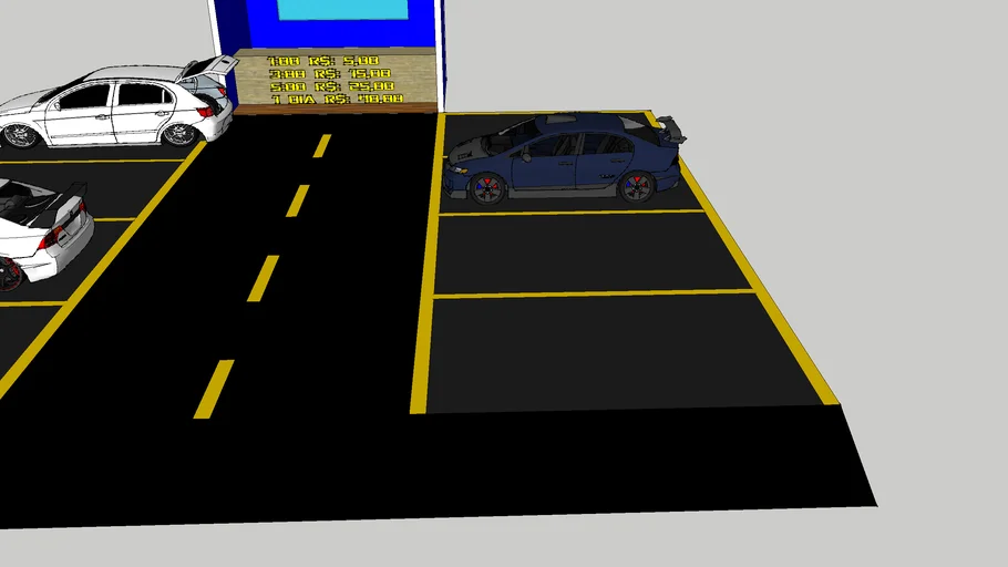 estacionamento G1 3D Warehouse