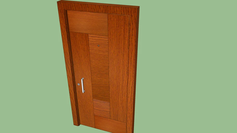 Wooden Door (3'6 x 7') | 3D Warehouse