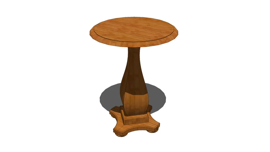 Pedestal table 3D Warehouse