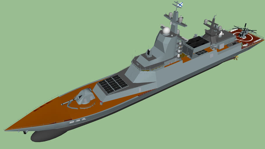 RUSSIAN+NAVY-ADVANCED+FRIGATE+5-31-FFG | 3D Warehouse