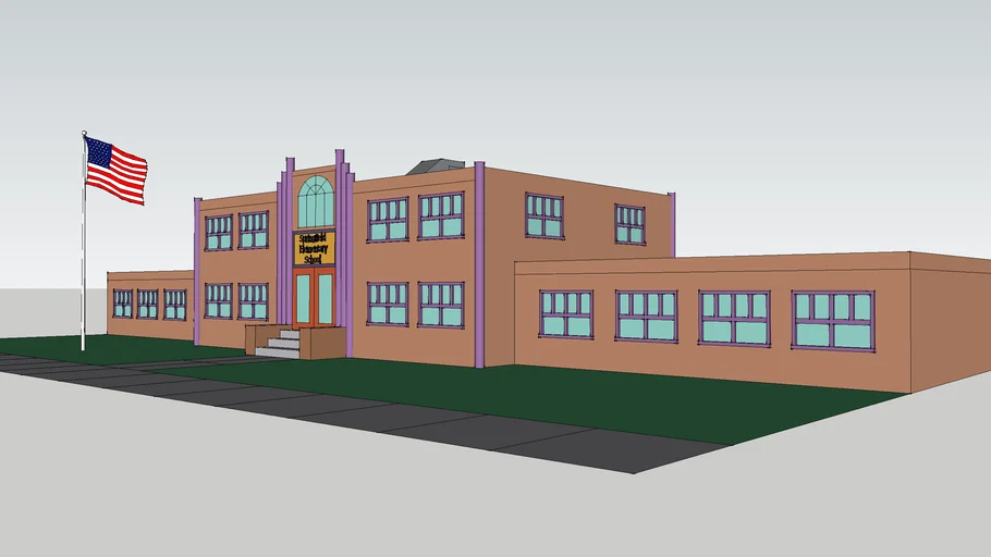 Springfield Elementary School from The Simpsons 3D Warehouse