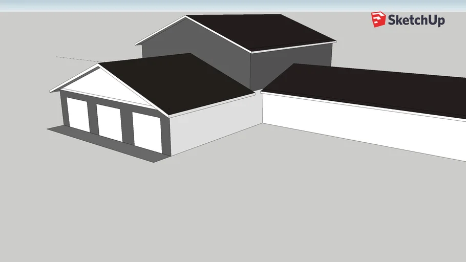 House and garage | 3D Warehouse