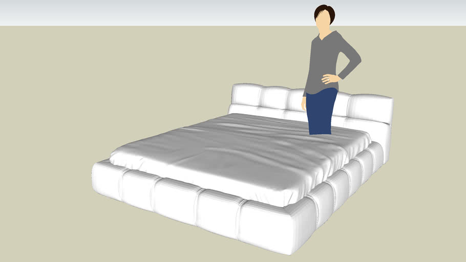 B&B Tufty Bed | 3D Warehouse