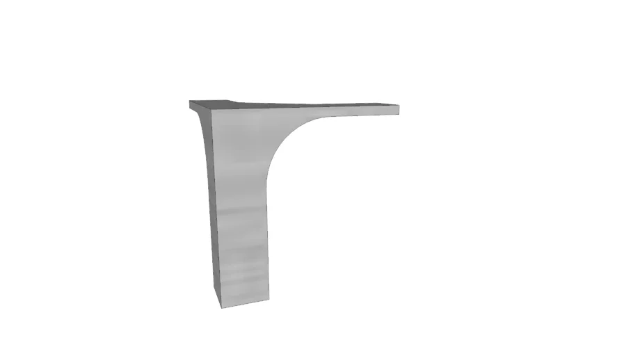 Pied De Table IKEA NANNARP Noir 10x10x10 Cm - Neuf, Pour Ilot Cuisine