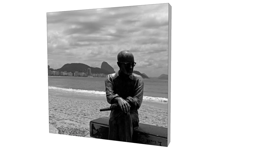 Quadro Dorival Moreira - Coleção Rio de Janeiro: Carlos Drummond