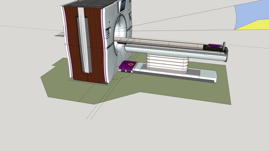 GE revolution including table and projection of varian 4d camera, RGSC ...