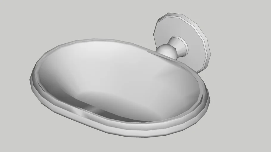 Soap Dish Shower Wall Platform 3D model 3D printable