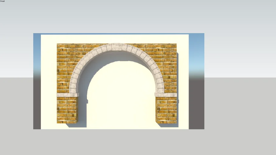 Semi Circle Arch 3D Warehouse