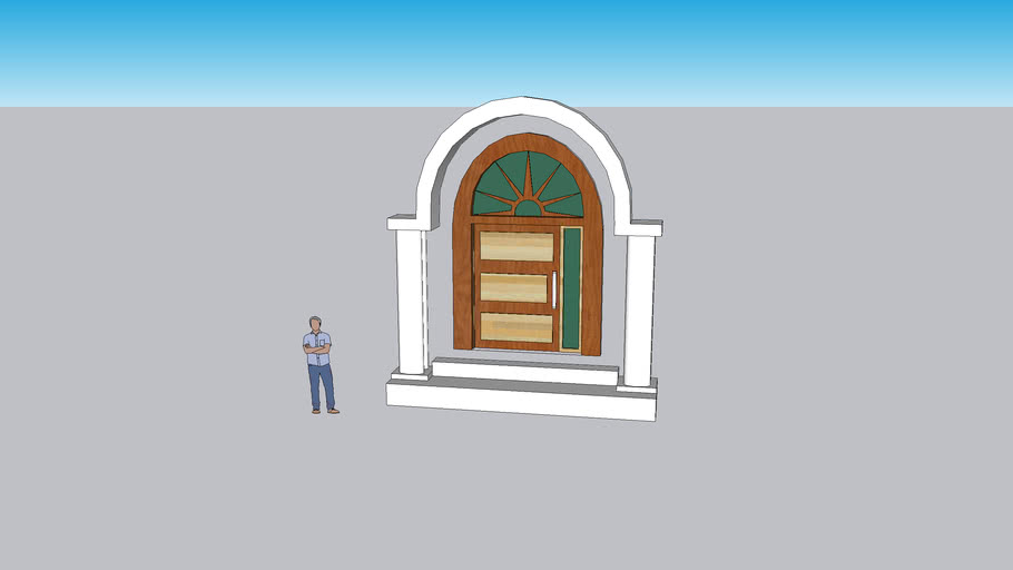 indian style modren door
