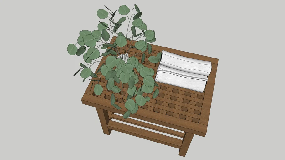 Bathroom Bench | 3D Warehouse