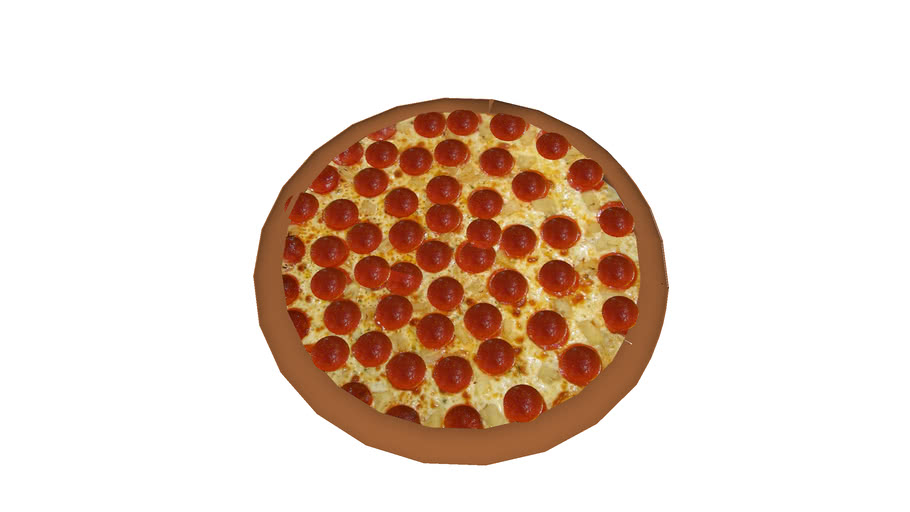 Pepperoni Pizza(W/ 3d Pepperoni) | 3D Warehouse