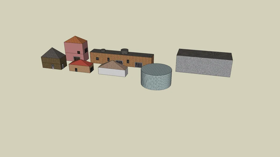 concrete jungle 3D Warehouse