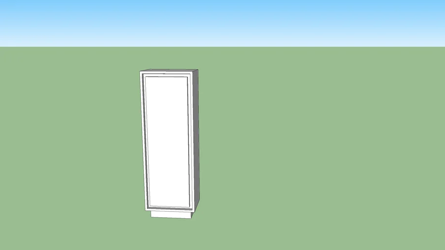 CB2 gallery white bath 3D Warehouse