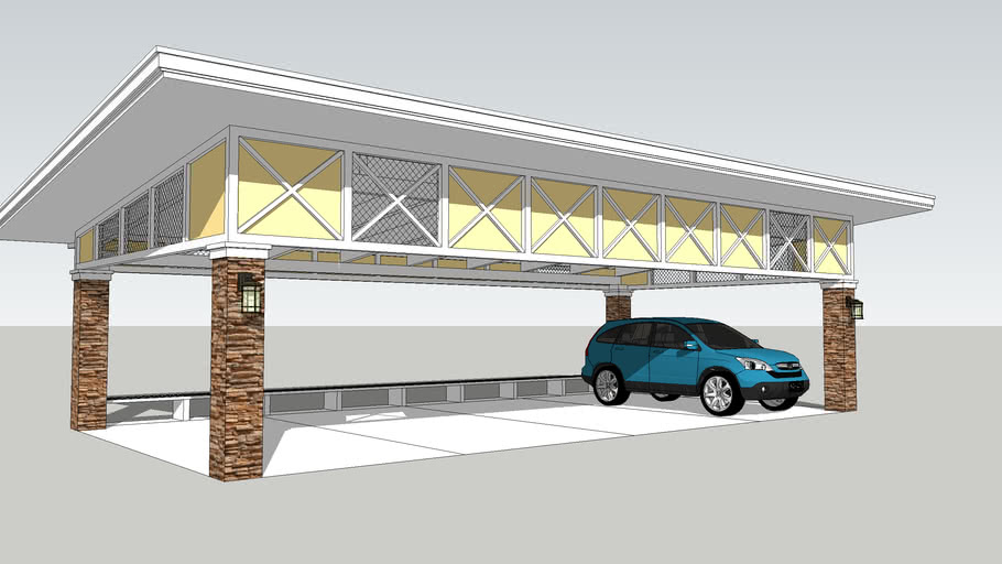 Covered Carport | 3D Warehouse