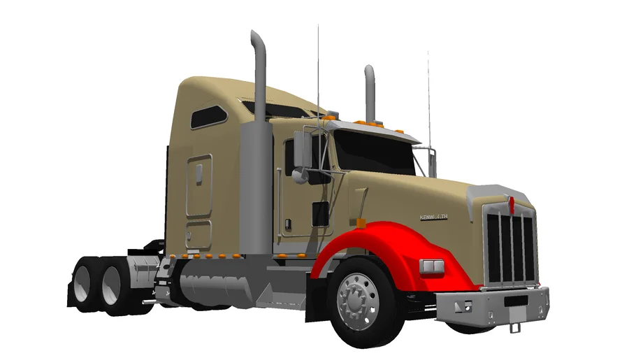 2007 Kenworth T800 AeroDyne- Final | 3D Warehouse