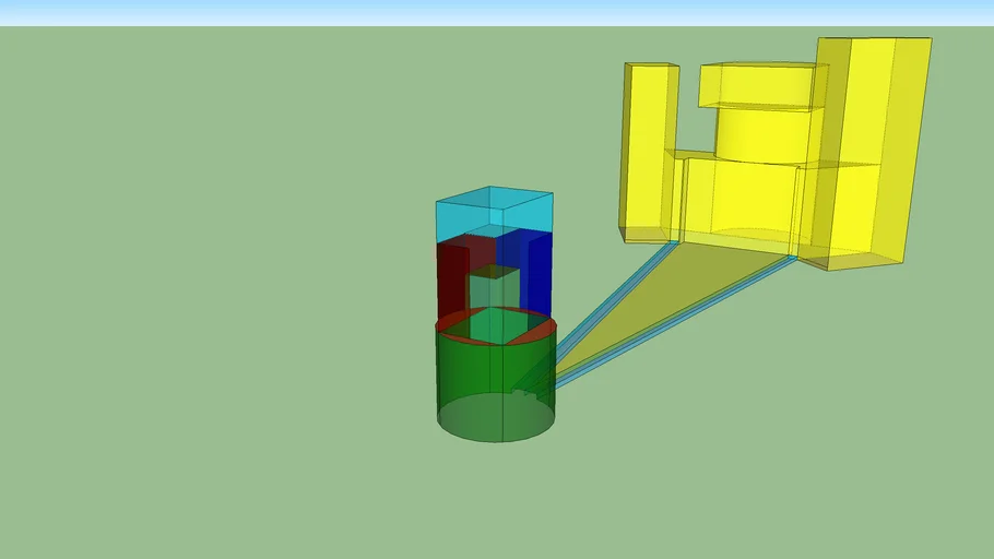 multi colored complex | 3D Warehouse