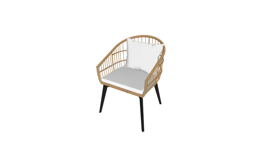 Rattan chair Model 3D Warehouse