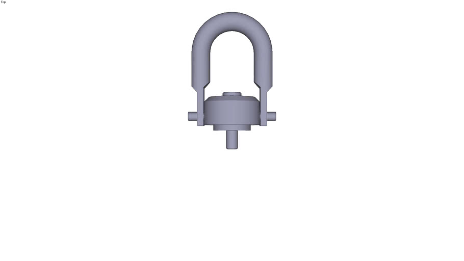 Standard eye bolt M12 3D Warehouse