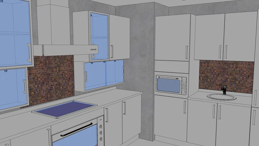 Kitchen Sample K1 | 3D Warehouse